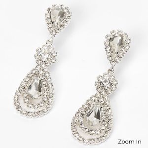 Adrienne Vittadini Womens Teardrop Earrings -NWT